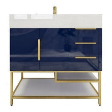 Load image into Gallery viewer, Bethany 36&quot; Freestanding Vanity With Reinforced Acrylic Sink
