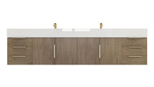 Load image into Gallery viewer, Bethany 84&quot; Wall Mounted Vanity With Reinforced Acrylic Sink
