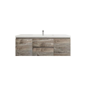 Bow 60" Wall Mounted Vanity With Reinforced Acrylic Sink