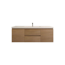 Load image into Gallery viewer, Bow 60&quot; Wall Mounted Vanity With Reinforced Acrylic Sink

