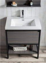 Load image into Gallery viewer, Lake 30&quot; Freestanding Vanity With Reinforced Acrylic Sink
