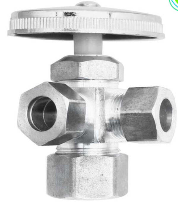 Rhodes Dual Outlet Turn Angle Stop Valve