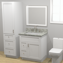 Load image into Gallery viewer, Rene White Shaker 30&quot; Freestanding Vanity
