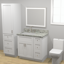 Load image into Gallery viewer, White Shaker 36&quot; Freestanding Vanity
