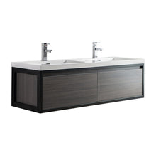 Load image into Gallery viewer, Lake 60&quot; Wall Mounted Vanity With Reinforced Acrylic Sink
